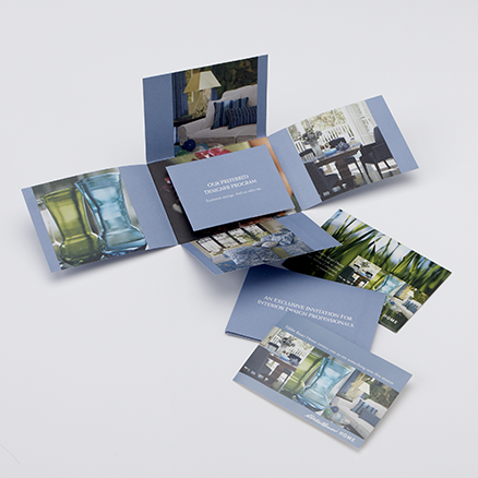 Home brochure for interior designers